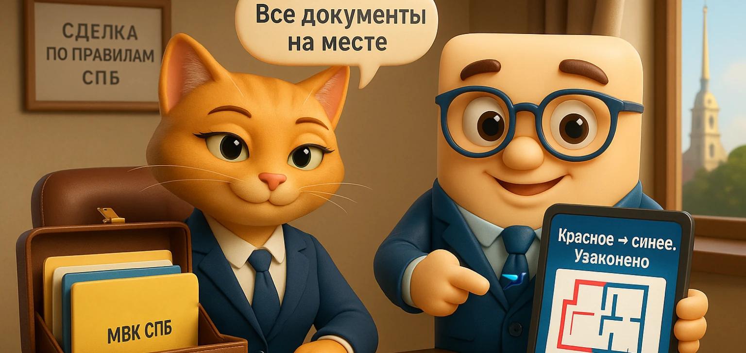 Проект перепланировки нежилого помещения: разработка и согласование “под ключ” в Санкт-Петербурге